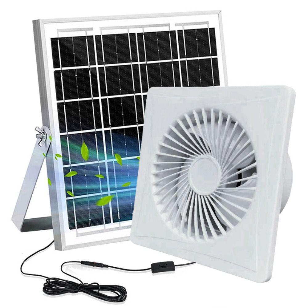 Round Boosted Impeller Fan Energy-efficient Solar Exhaust Fan Durable Exhaust Fan Air Blower Shed