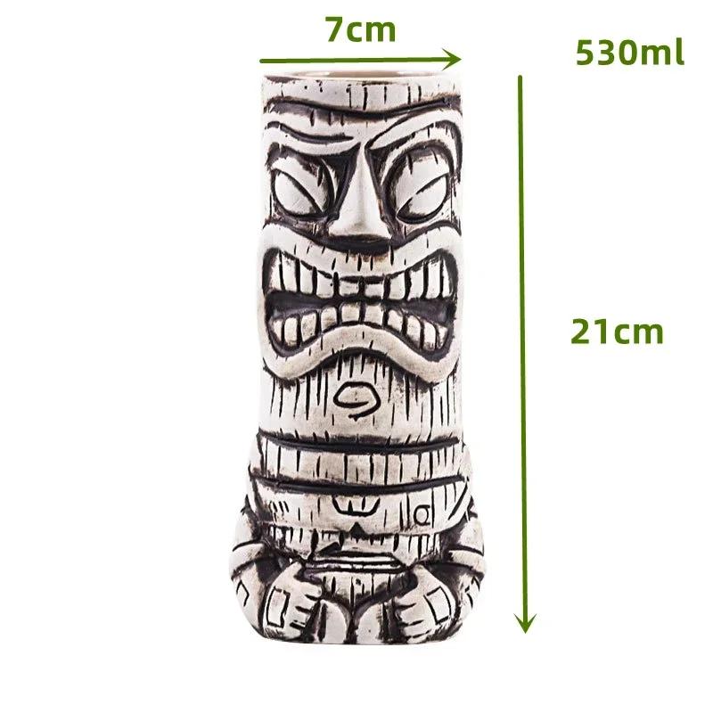 60 Types Ceramic Hawaii Tiki Mugs Creative Cocktail Glasses Beer Glass Martini Glasses Wine Glass Funny Cup Gift for Men