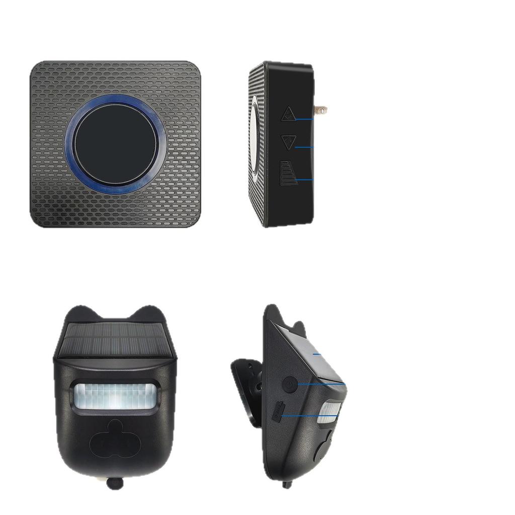 Solar Driveway Alarm with Digital Display, Custom Zones & Infrared Motion Sensor