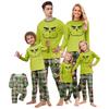 Christmas Print Cute Family Set Pajamas, Home Clothes, Family Set Long Sleeve Top Pants Set