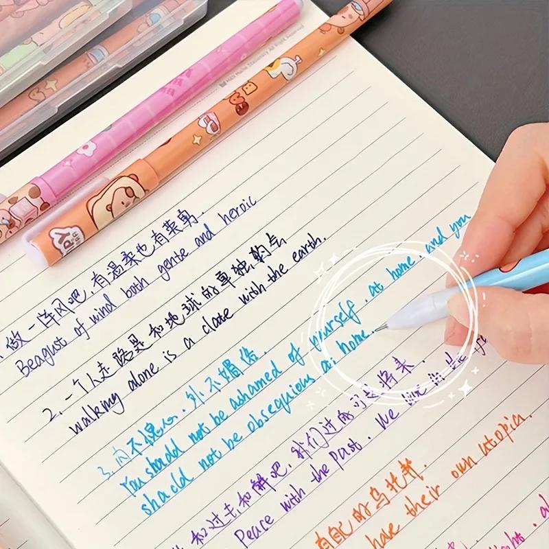 10colors/box Capybara Colored Pens Gift Set Korean Style Colors Gel Pen Quick Drying Highlighter Pens for Party Gift Supply