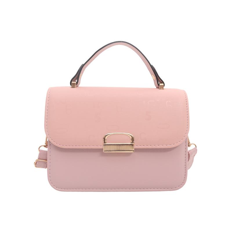 Small-scale Hand-held Small Square Bag Women's Bag, Digital Embossed Shoulder Bag, for Daily Commuting, Cross-body Bag