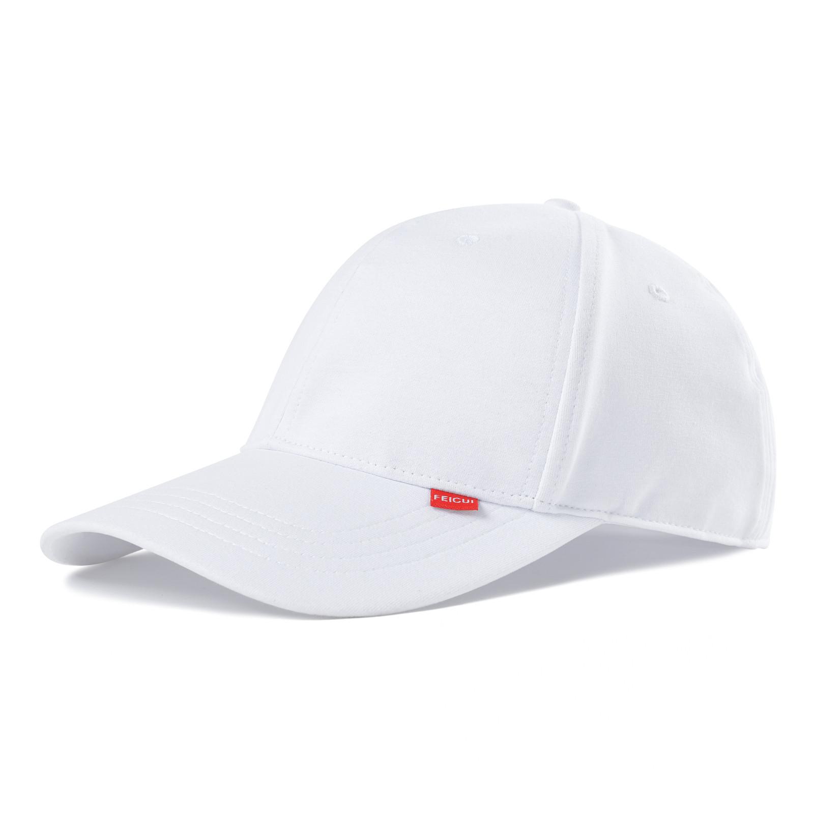 

FEICUI Adjustable Baseball Cap Unisex Cotton Dad Hat Snapback Streetwear Cap in Black White Red Blue Gray for Men And Women 53-55cm білий