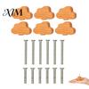 Nordische Stijl Kastknoppen Wolkvormige Houten Knoppen voor Kasten & Lades, Houten Handgrepen Kleine Opbergruimte met Schroeven, Decoratieve Kinderkamer Kind