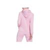 Adidas Essentials Full-Zip Hoodie Color Block Sports Casual Jacket Women Jacket Pink HL2059