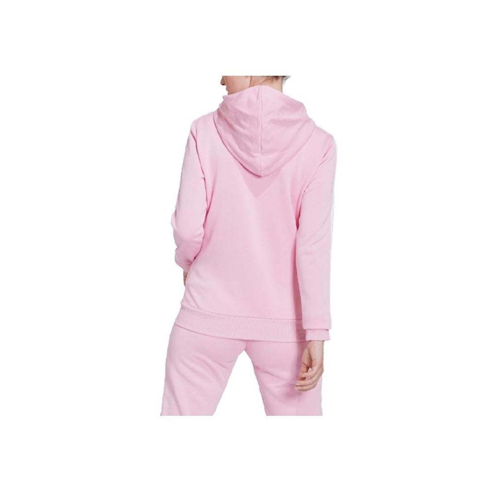 Adidas Essentials Full-Zip Hoodie Color Block Sports Casual Jacket Women Jacket Pink HL2059