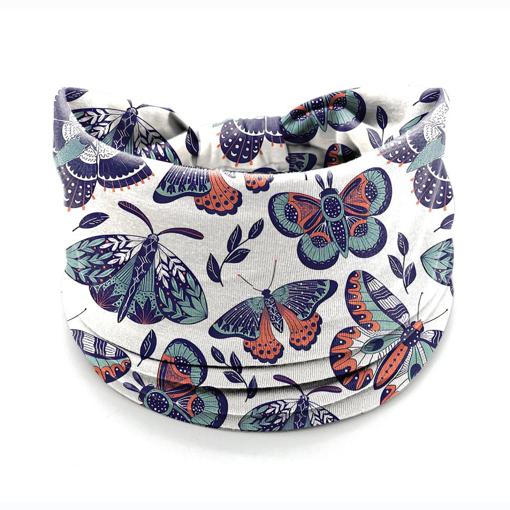 European American Women's Hair Band African Print Pattern Wide Edge Elastic Knot Sports Yoga Headband Women's Headwear Hair