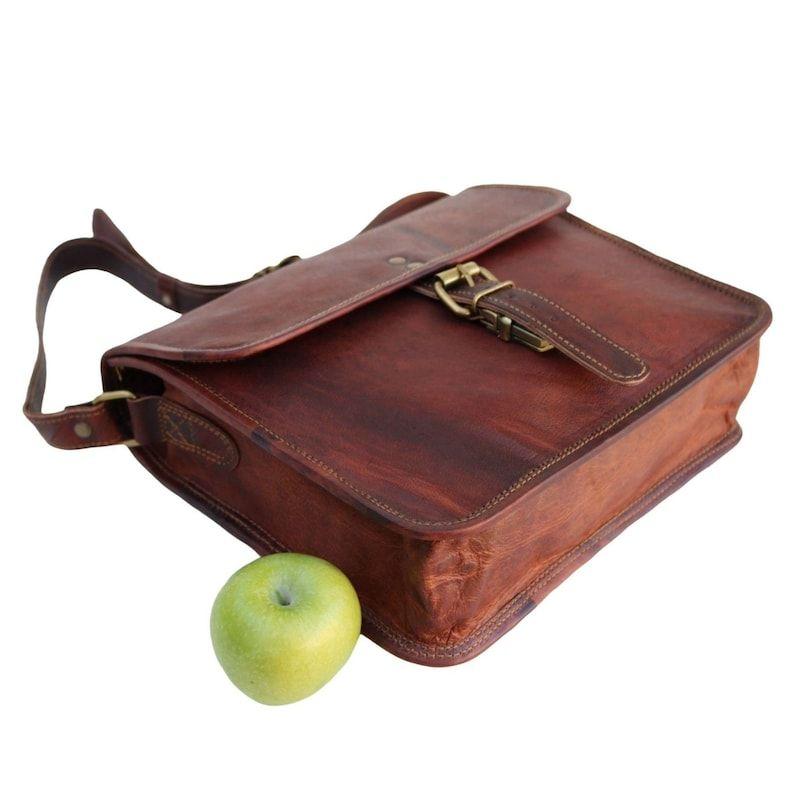 LEATHER SHOULDER BAG, Satchel Style Handmade from Genuine Leather