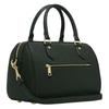 Coach Rowan Satchel 25 Gold Logo Reißverschluss Beschläge Crossgrain-Leder Boston Bag Umhängetasche Crossbody-Tasche Tragetasche Mittel CH282-IMRFT