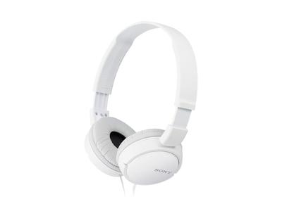Sony Closed Headphones Foldable White MDR-ZX110-W [item]