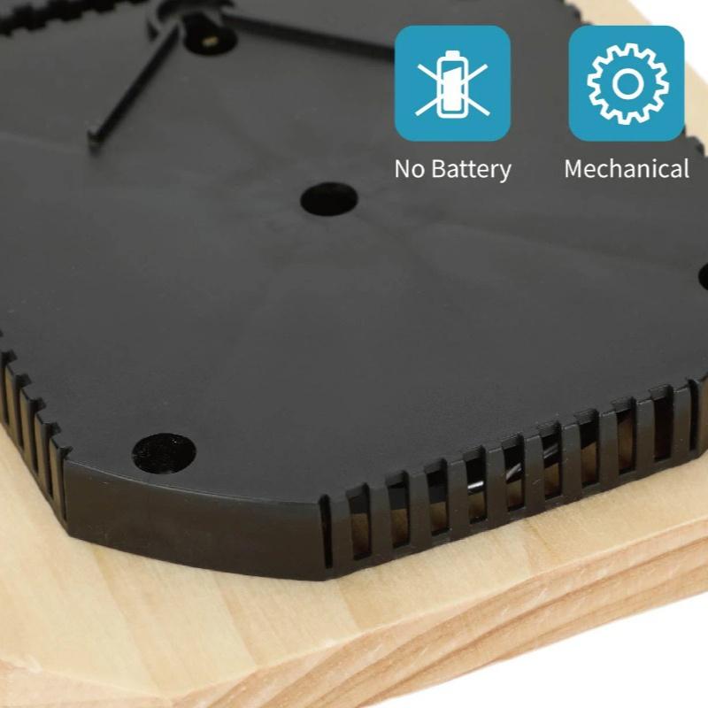 1 ks Dřevěný teploměr a vlhkoměr do sauny, Nástěnný lázeňský doplněk, Mechanický, Není potřeba baterie - pro rodinnou hotelovou saunu