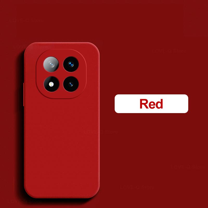 For Redmi Note 14 Pro Plus 5G Case Luxury Liquid Silicone Phone Case For Xiaomi Redmi Note 14 Note14 Pro Plus Shockproof Soft Cover