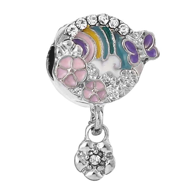 

4 шт. / Лот 2022 Цвет стерлингового серебра Бусины 41 стиль Сверкающий шарм Подходит для оригинальных браслетов бренда Для женщин Изготовление ювелирных изделий Подарок 4pcs