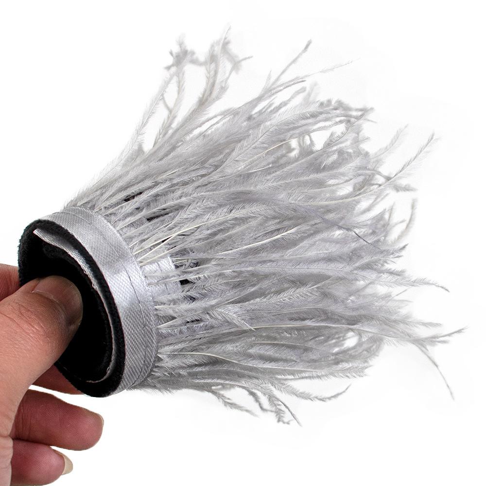 New Fairy Feather Ring Bracelet Ostrich Feather Feather Wrist Flower Ornaments Toys Stage Performance Tools