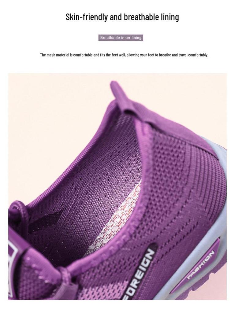 2025 Women's Breathable Mesh Low-Top Outdoor Fashion Sneakers
