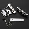 6 String Guitar Trapeze Tailpiece with Bridge Cover And Base Plate Electric Guitar Tailpiece Guitar Replacement Part