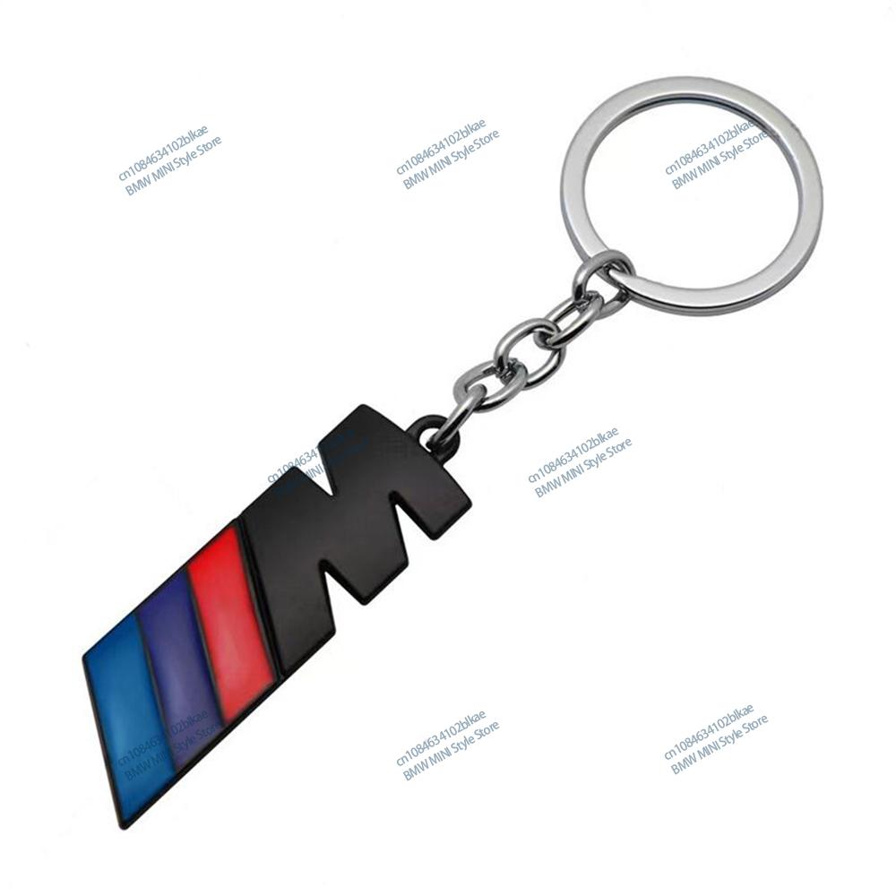 MWPF4 3D Metal Car Keychain For BMW M Logo X1 X2 X3 Key Rings Buckle X4 X5 X6 F48 G80 Key Holder E84 E83 G01 G11 G07 G86 Accessories