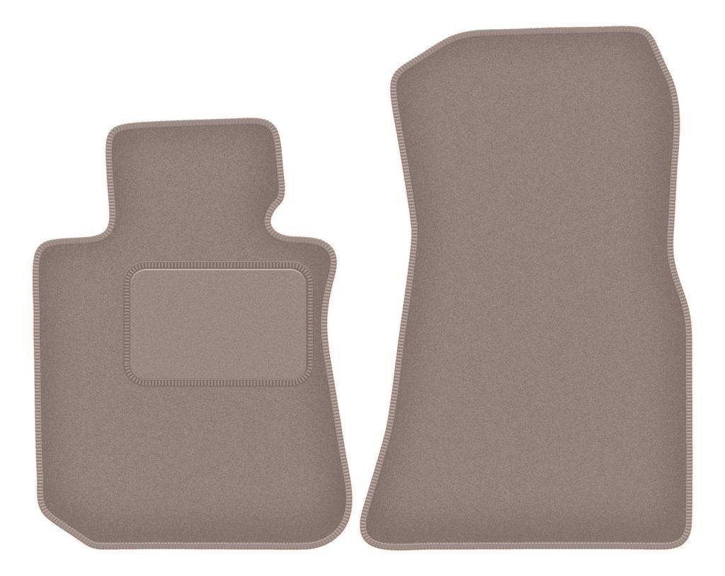 Beige front floor mats for: BMW i4 G26 0 (2021-2022)