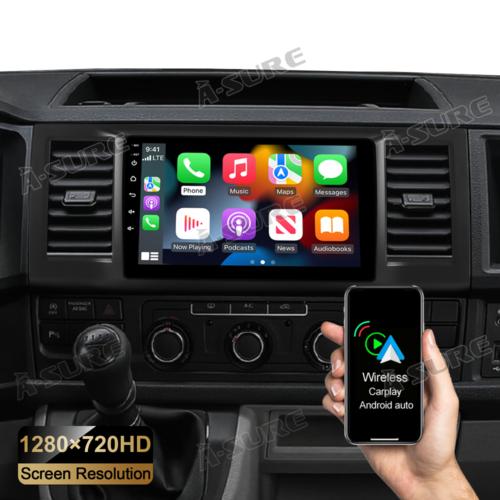 Car-play 2+32G Stereo Radio GPS DSP Navigation Compatible for T6 Transporter Multivan 2016-2022 Android 12