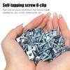 Car M5 Self-tapping Screw Spacer Clip Card Nut Fixing Nut Motorcycle Electric Car Plastic Parts Special U-clip Fasteners