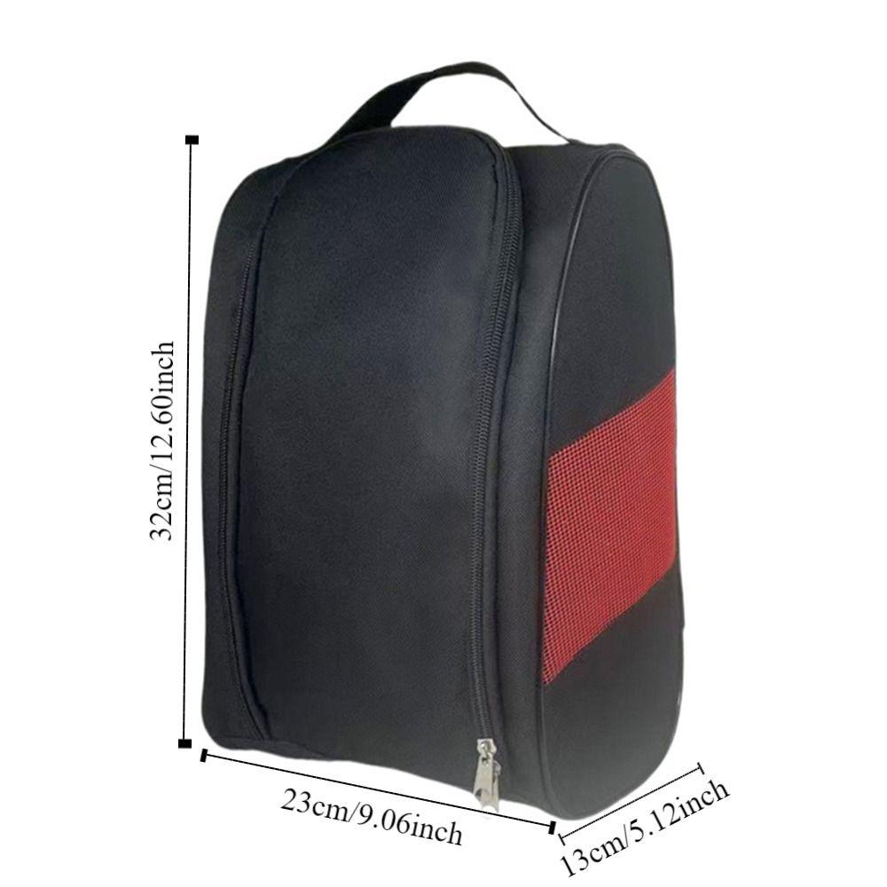 Mesh Soccer Shoe Storage Case Hand-Held Shoe Carrier Bags Convenient Golf Shoe Handbag  For Home