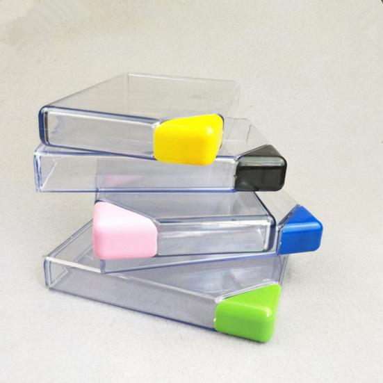 450ML Kreativní Průhledná Přenosná Plochá Plastová Láhev na Vodu Tvaru Knihy