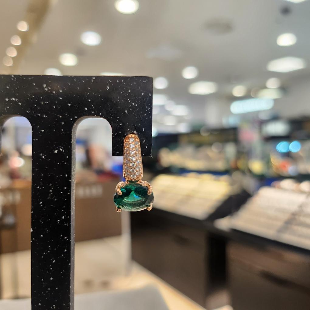 ARTRIA Ruby Tepa Silver Needle Round E Earrings JQNERIN0003RBF