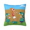 Perry The Platypus Pillow Case P-Phineas and F-FerbS Cushion Cover Soft Design Funny Pillowcases For Sofa Home Decorative