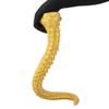 Golden Octopus Tentacle Anal Plug & Whip - Soft Dilator & Female Masturbator Toy