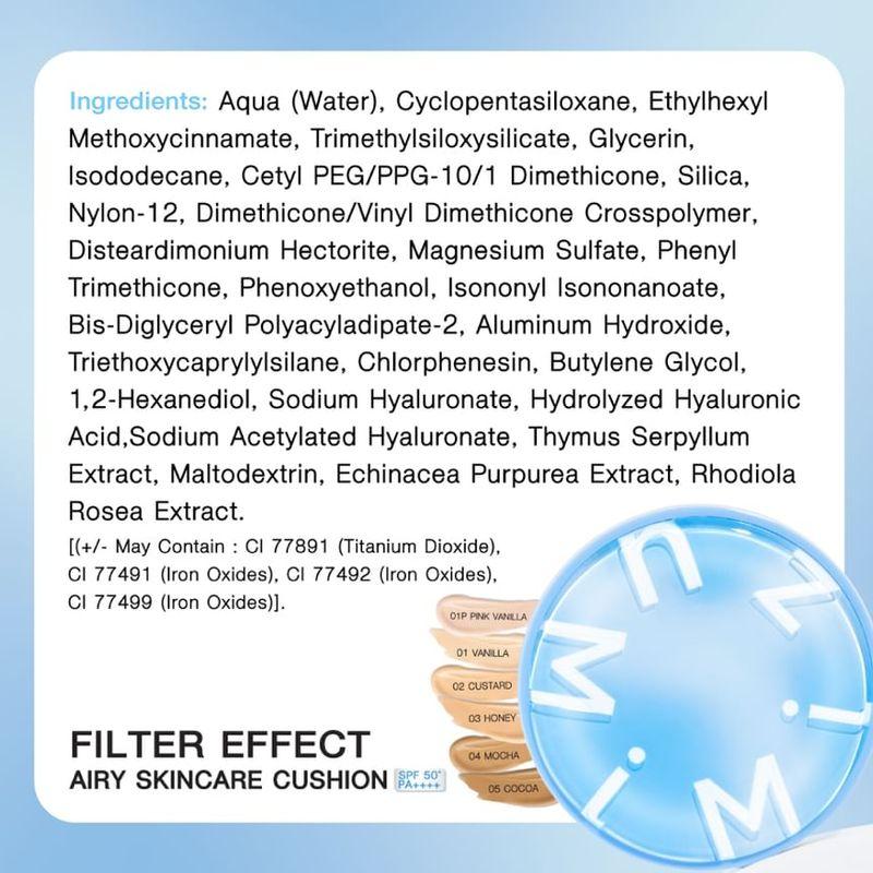 MizuMi - Filter Effect Airy Skincare Cushion SPF50+ PA++++