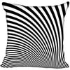 Black And White Pattern Throw Pillow Cover With Short Plush Print For Living Room Sofa Decoration Cushion Cover Pillow Covers
