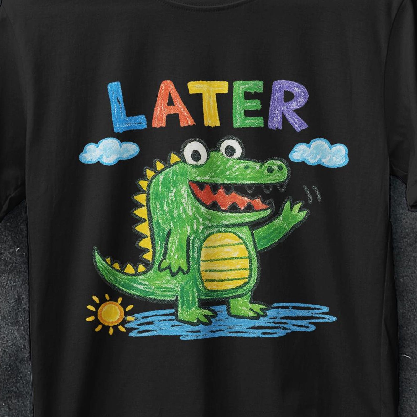 Later gator t shirt, Later Gator Alligator Summer, Funny Graphic Tees, After A While Crocodile shirt, Crocodile Shirt, After While S
