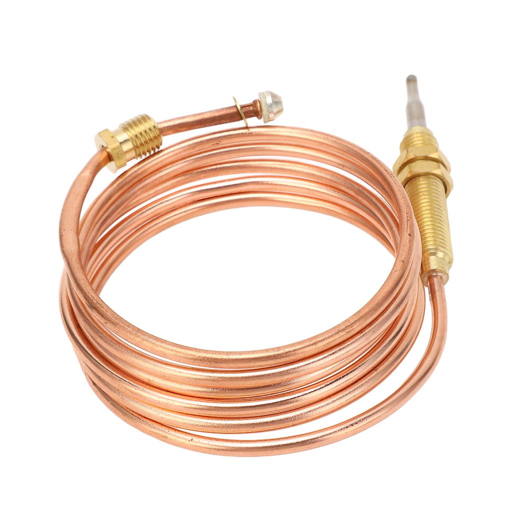 Gas Thermocouple HR0001 120cm Copper Universal Gas Stove Replacement Thermocouple for Oven Gas Cooker