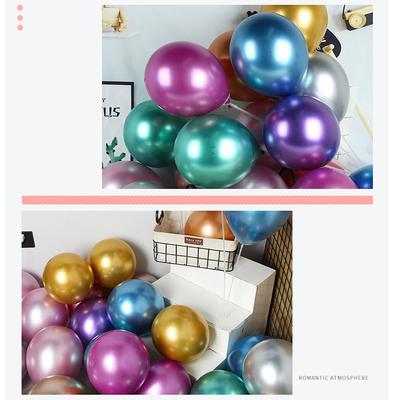 12 Inch Metal Color Balloon Thicker Balloon Decorations for Wedding Birthday Baby Shower Graduation