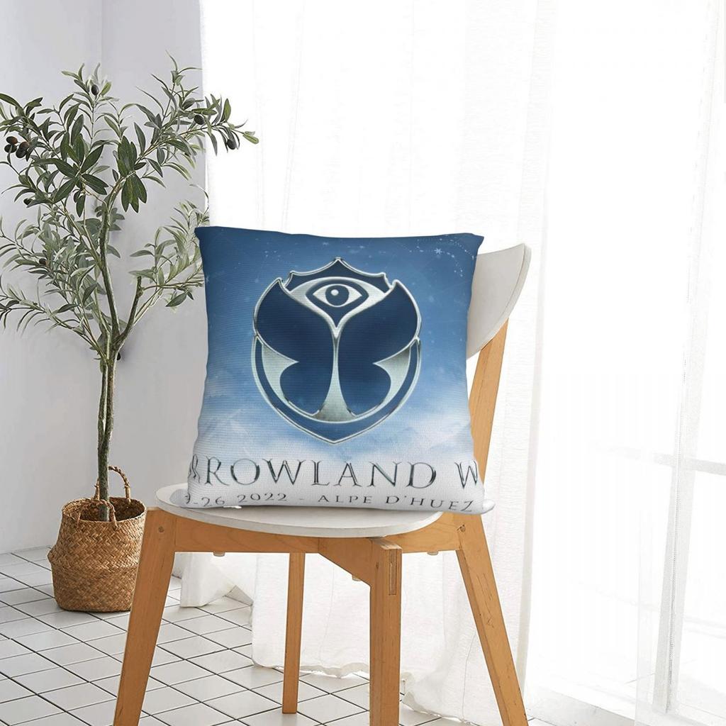 Tomorrowlandd Music Festival Square Pillowcases Bed Car Winter Cushion Cover Cool Decor Throw Pillow Case 45*45