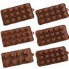 Handmade Design Silicone Chocolate Mold Non-Stick Surface Pudding Mold  Dessert Baking
