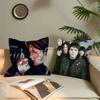 My Chemical Romance Rock Band Pillow Gift Home Office Decoration Bedroom Sofa Car Cushion Cover case 45x45