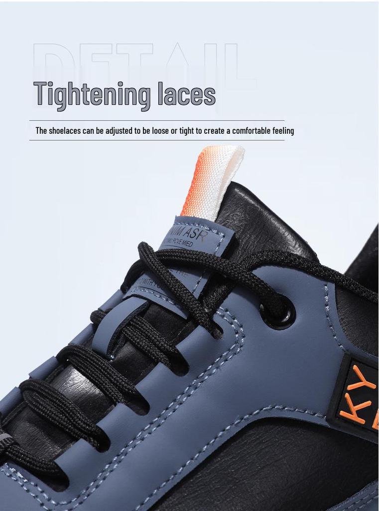 Men's Trendy Casual Sports Shoes, Lightweight & Soft Sole, Height Increasing for Autumn & Winter
