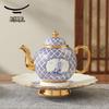 Auratic Xianshengci 'Peace & Prosperity' 17-Piece Ceramic Tea Set