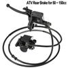 Motorcycle Rear Hydraulic Disc Brake Master Cylinder Caliper Assembly Brake Pump For 50 - 125CC ATV Quad Off-road Dirt Bike