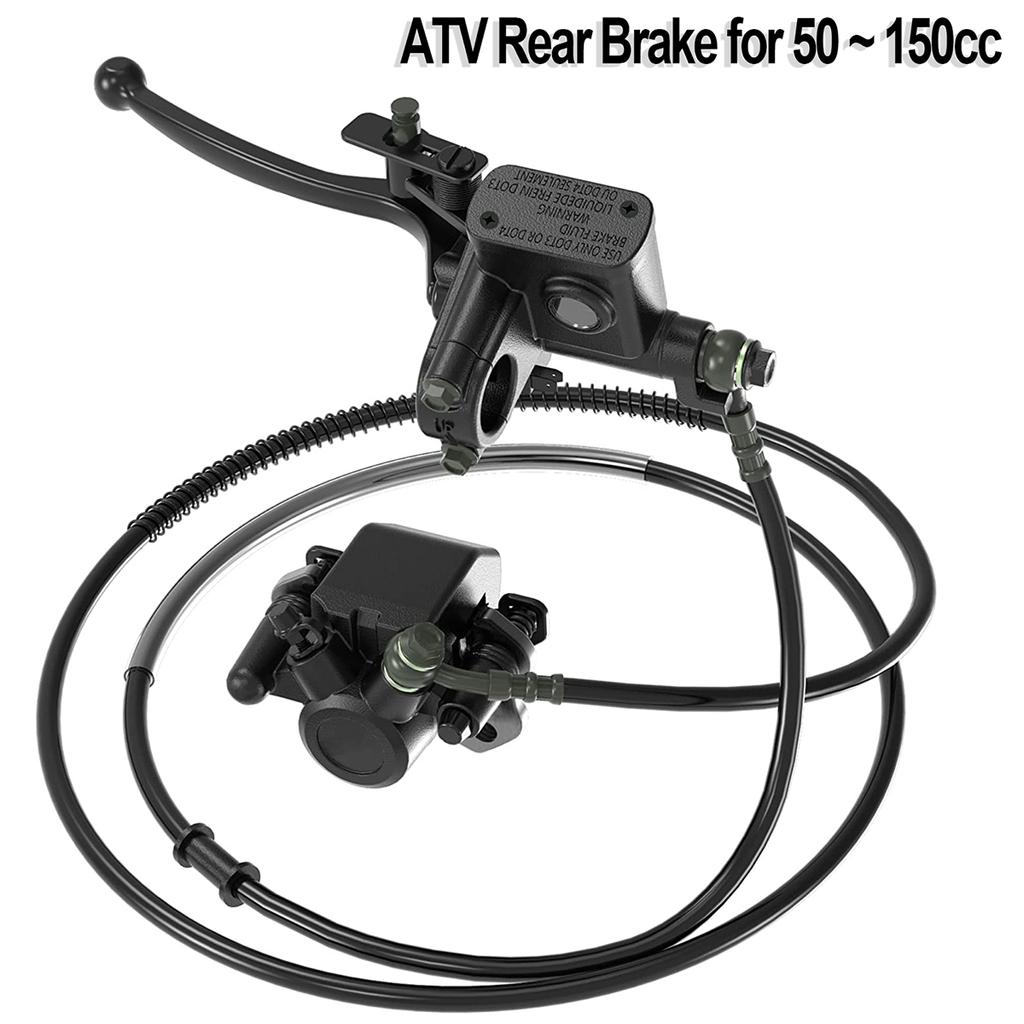 Motorcycle Rear Hydraulic Disc Brake Master Cylinder Caliper Assembly Brake Pump For 50 - 125CC ATV Quad Off-road Dirt Bike