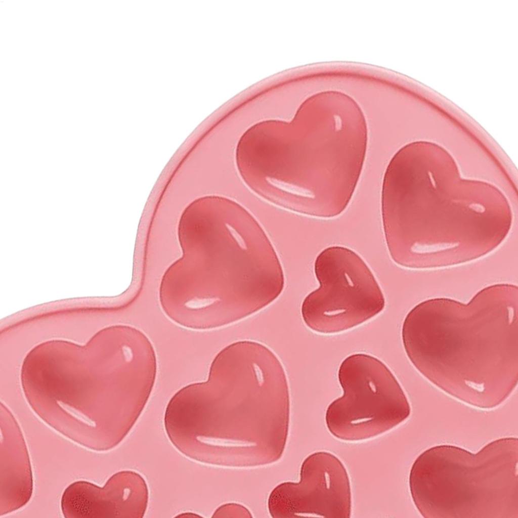 Heart Chocolate Mold 18 Cavities Silicone Heart Shaped Home Decor Valentine Chocolate Molds for Candies Jellies Valentines