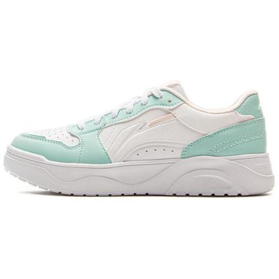Klassische Mode Vielseitige Jugendliche Weiße Sneaker Damen Sneaker Grün AGCV180-5