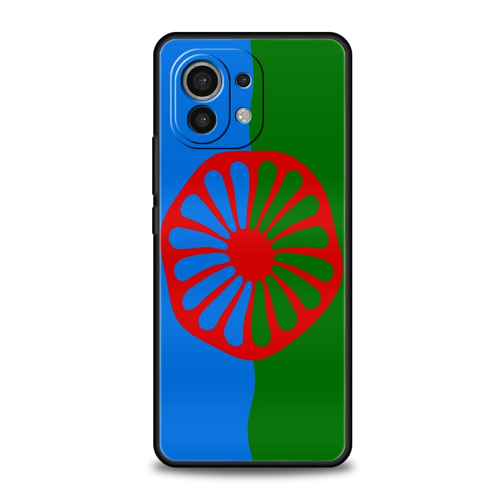 

Чехол для телефона с флагом цыган Рома для Xiaomi Poco F6 F5 F4 F3 X6 X5 X4 X3 NFC M5 M4 M3 C51 C50 C55 GT 5G Мягкий ТПУ Чехол Capas Poco M4 Pro 5G