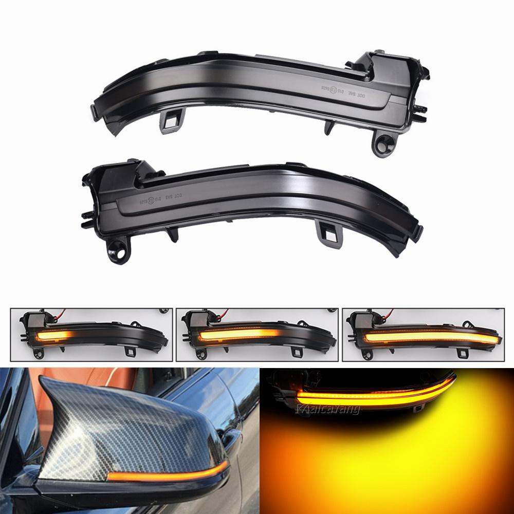 Car Mirror Dynamic Blinker LED Turn Signal Light For BMW F20 F31 F36 F22 Smoked Sequential Flashing Lamp For BMW 1 2 3 4 Series