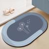 Household Diatomaceous Mud Quick Drying Soft Floor Mat Bathroom Absorbent Non-slip Toilet Toilet Carpet Thickened