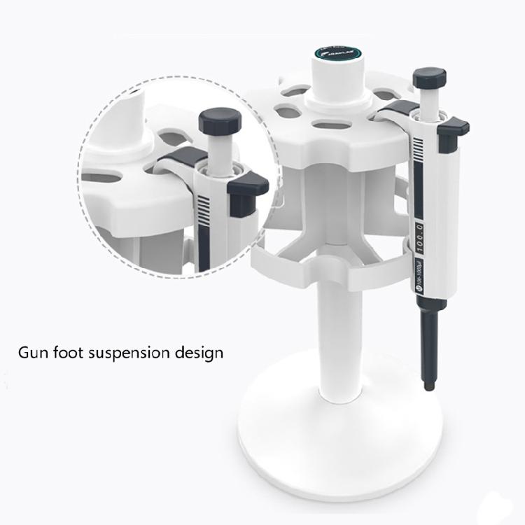 Portapipette Multifunzionale Supporto Micropipette da Laboratorio Rotazione a 360 Gradi 3-9 Pipette (Pipette non incluse) per Laboratorio