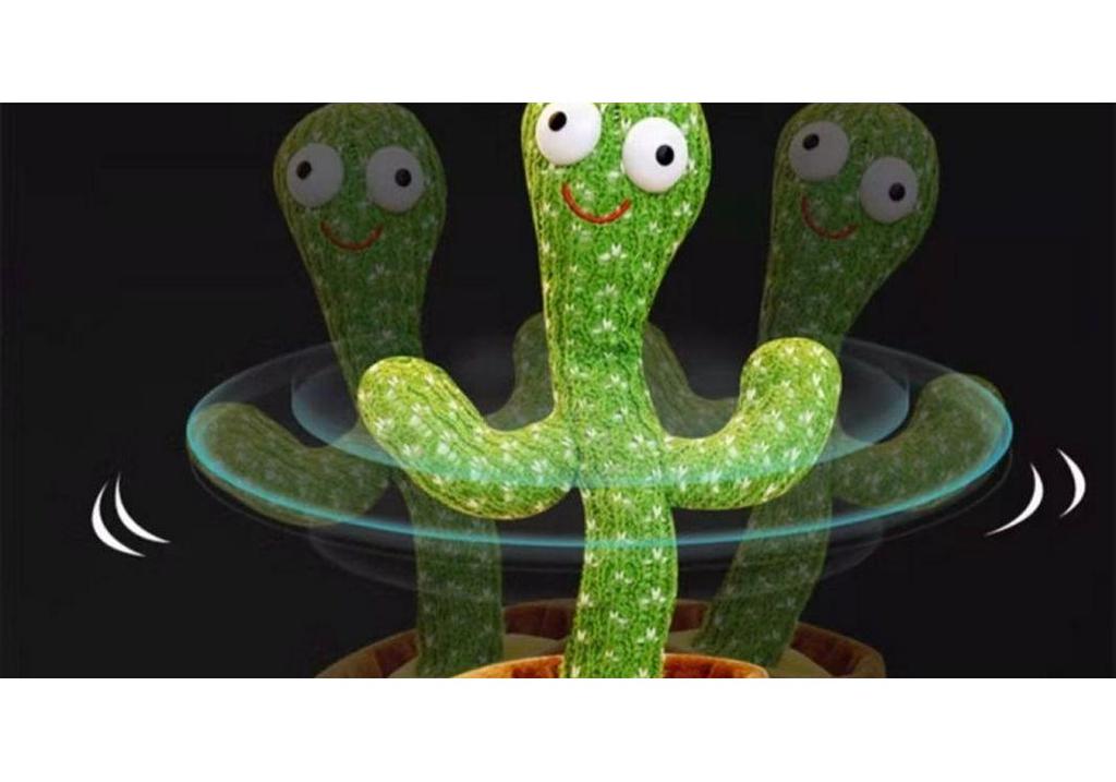 Smart Cactus Toy: Talking, Singing, and Dancing Educational Doll for Kids