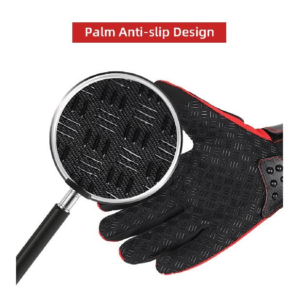 Motobike Motorcycle Knitting Unisex Moto Touch Screen Breathable Motocross Riding Racing Alloy Protective Full Finger Gloves