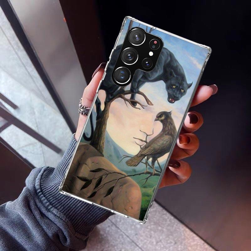 Salvador Dali Art Phone Case For Samsung Galaxy S23 S24 S25 Edge S26 Ultra S22 + S21 Plus S20 FE Cover Silicone Print Shell Gala